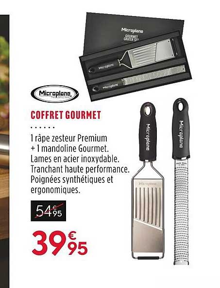 Coffret Gourmet Microplana