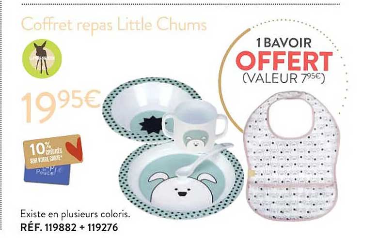 coffret repas little chums