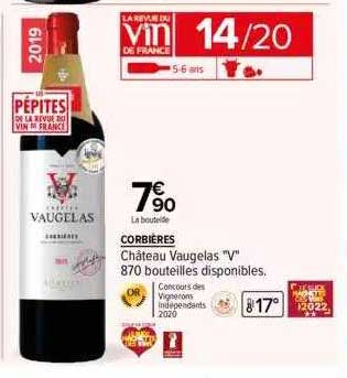 corbières château vaugelas "v"