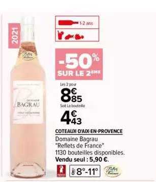 coteaux-d'aix-en-provence domaine bagrau "reflets de france"