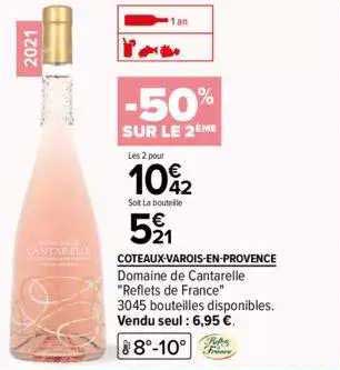 coteaux-varois-en-provence domaine de cantarelle "reflets de france"