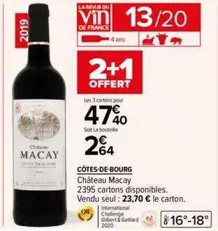 côtes-de-bourg château macay