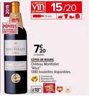 côtes-de-bourg château montfollet "altus"