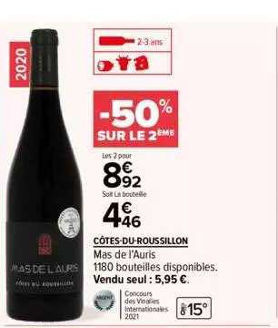 côtes-du-roussillon mas de l'auris