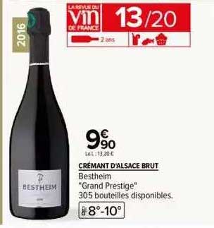 Crémant D'alsace Brut Bestheim "grand Prestige"