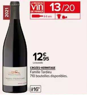 crozes-hermitage famille tardieu