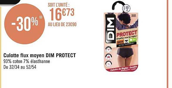 culotte flux moyen dim protect