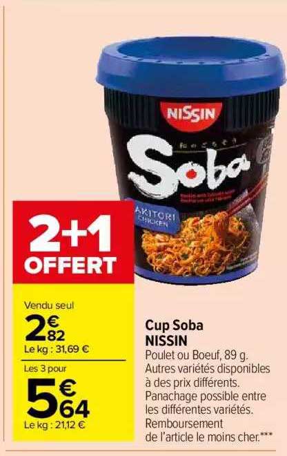cup soba nissin