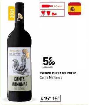 Espagne Ribera Del Duero Canta Mañanas
