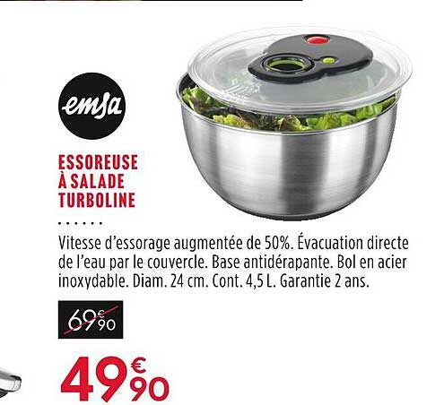 essoreuse à salade turboline emsa