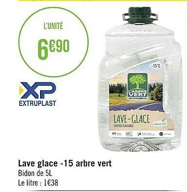 extruplast lave glace -15 arbre vert