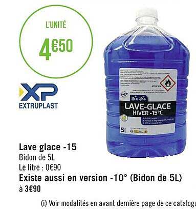 extruplast lave glace -15