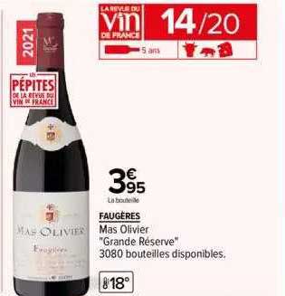 faugères mas olivier "grande réserve"