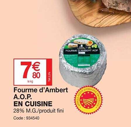 fourme d'ambert a.o.p.  en cuisine