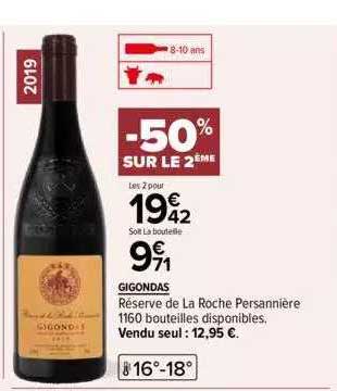 gigondas réserve de la roche persannière