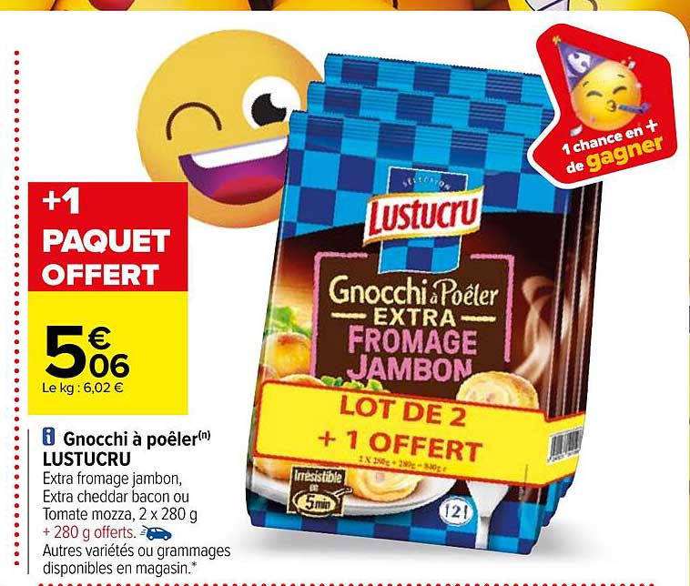 Gnocchi à Poêler Lustucru