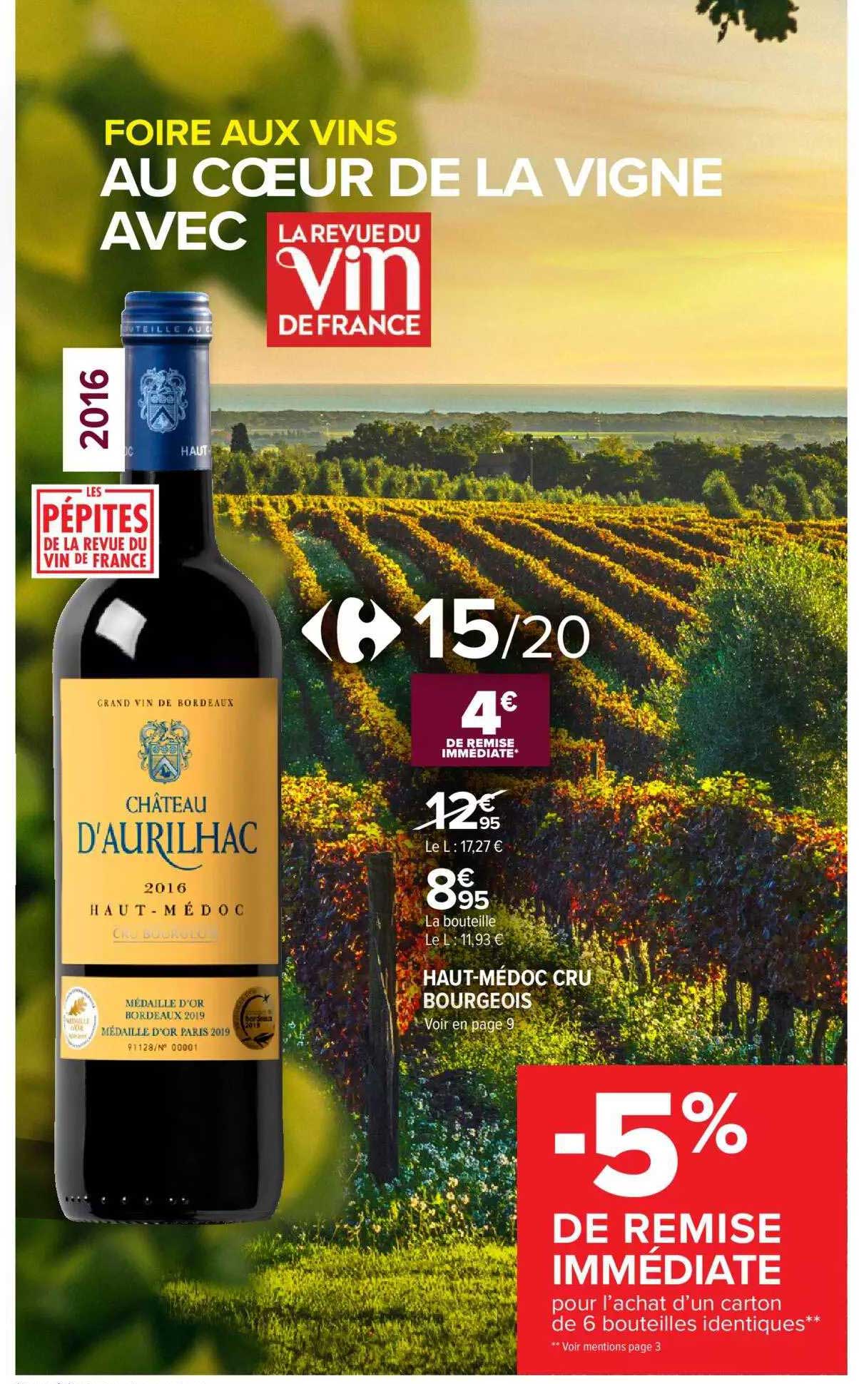 haut-médoc cru bourgeois château d'aurilhac