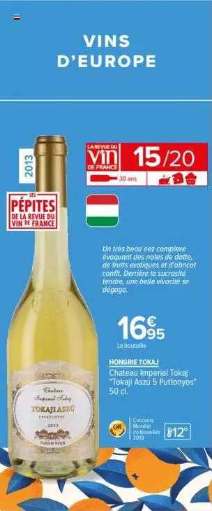 hongrie tokaj château imperial tokaj