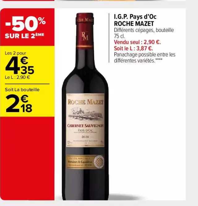 i.g.p. pays d'oc roche mazet