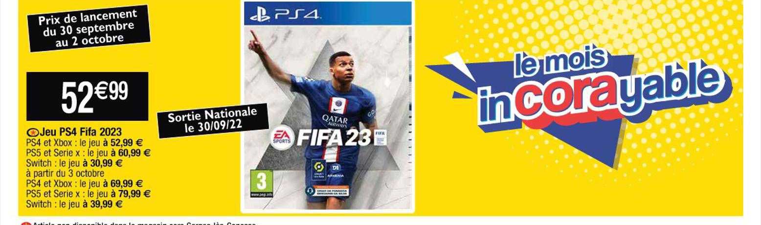 jeu ps4 fifa 2023