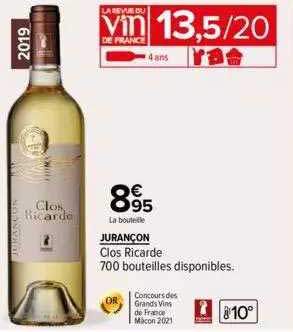 Jurançon Clos Ricarde