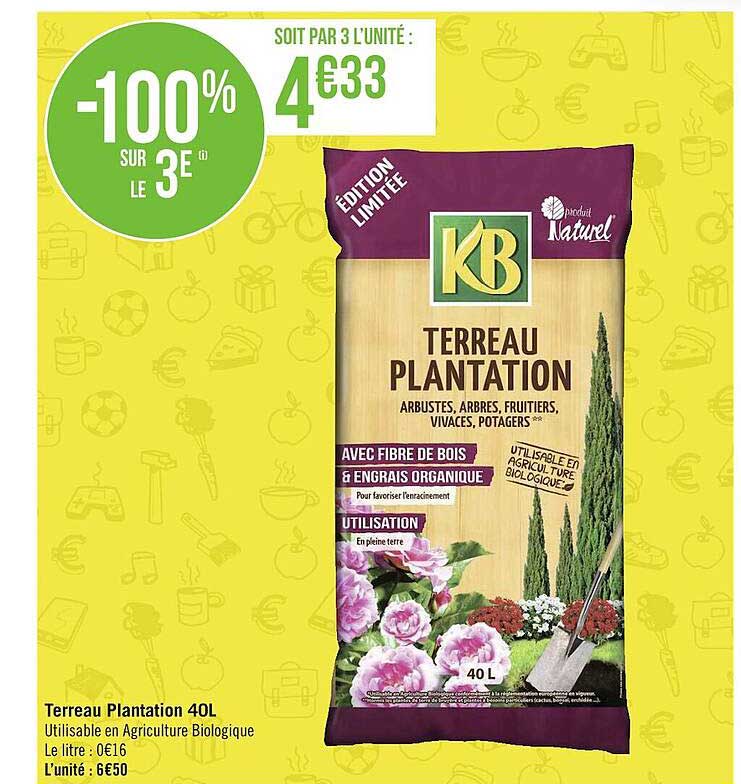 Kb Terreau Plantation 40l