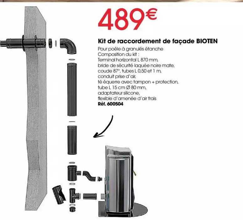 kit de raccordement de façade bioten