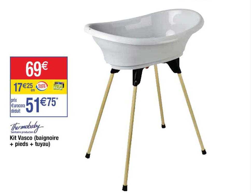 kit vasco (baignoire + pieds + tuyau) thermobaby