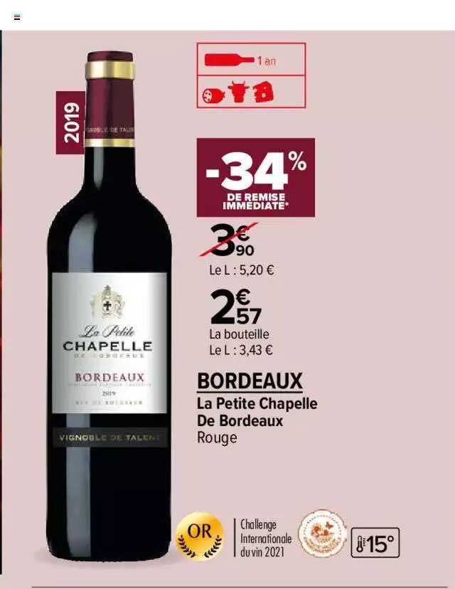 la petite chapelle de bordeaux rouge bordeaux