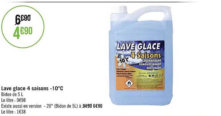 Lave Glace 4 Saisons -10°C
