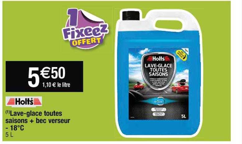 lave-glace toutes saisons + bec verseur -18°c holt's