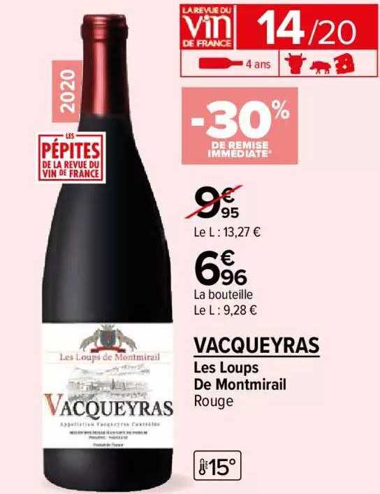 les loups de montmirail rouge vacqueyras