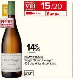 mâcon-villages verget "grand élevage"