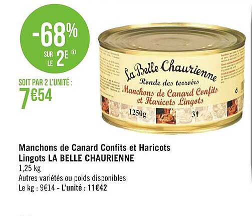 Manchons De Canard Confits Et Haricots Lingots La Belle Chaurienne
