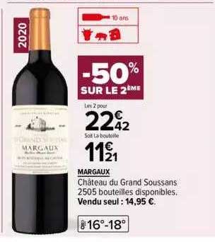 Margaux Château Du Grand Soussans