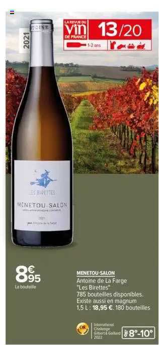 menetou-salon antoine de la farge "les birettes"