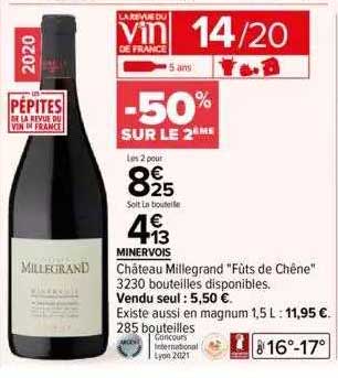 Minervois Château Millegrand "fûts De Chêne"