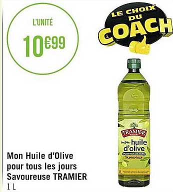 mon huile d'olive pour tous les jours savoureuse tramier