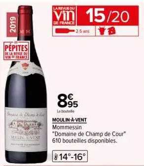 moulin-à-vent mommessin "domaine de champ de cour"