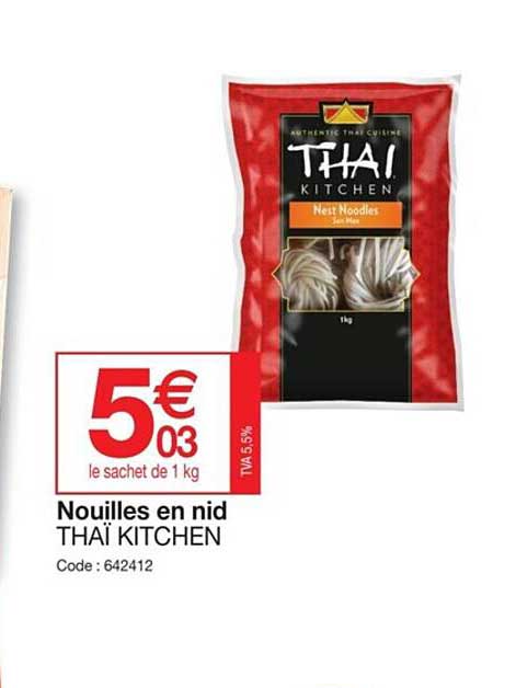 nouilles en nid thaï kitchen