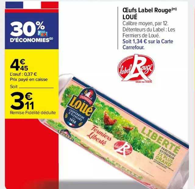 Oeufs Label Rouge Loué