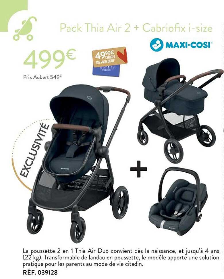 pack thia air 2 + cabriofix i-size maxi-cosi