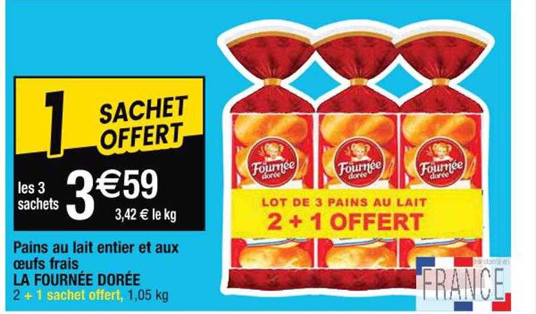 pains au lait entier et aux oeufs frais la fournée dorée