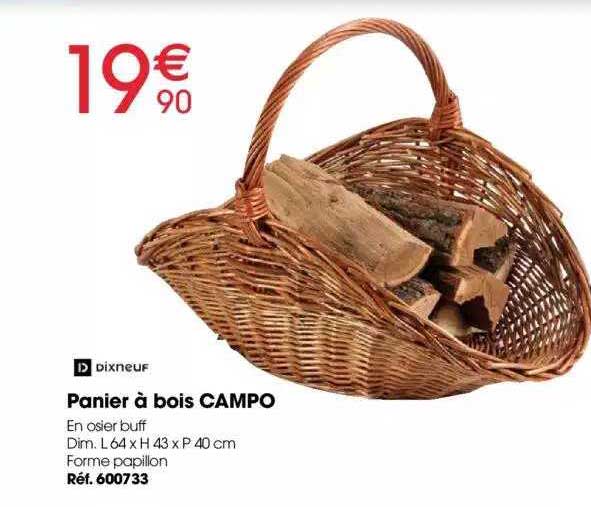 panier à bois campo
