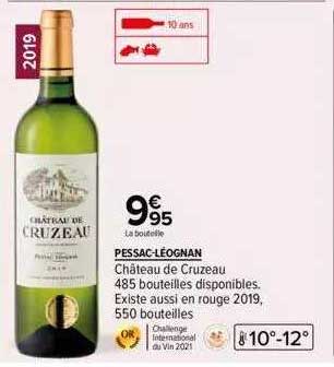 pessac-léognan château de cruzeau