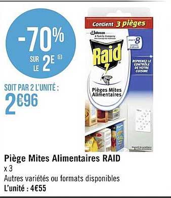 piège mites alimentaires raid