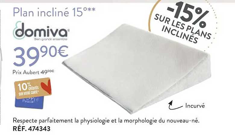 plan incliné 15° domiva