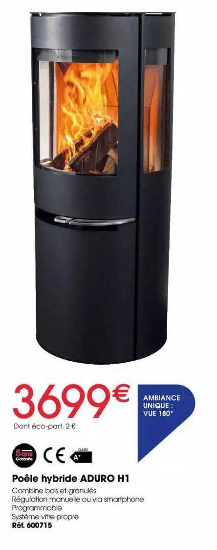 Poêle Hybride Aduro H1