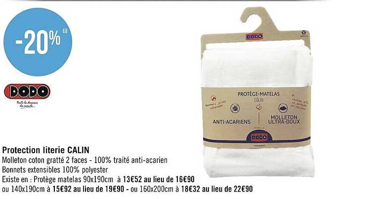 Protection Literie Calin