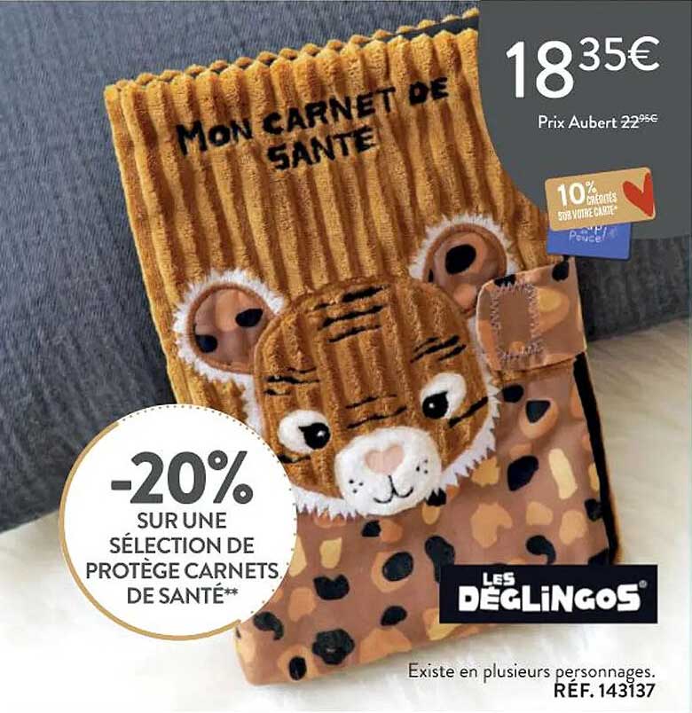 protège carnets de sainté les déglingos